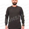 Sıfır Yaka Sweatshirt Füme