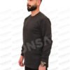 Sıfır Yaka Sweatshirt Füme