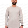 Sıfır Yaka Sweatshirt Gri