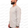 Sıfır Yaka Sweatshirt Gri