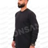 Sıfır Yaka Sweatshirt Lacivert